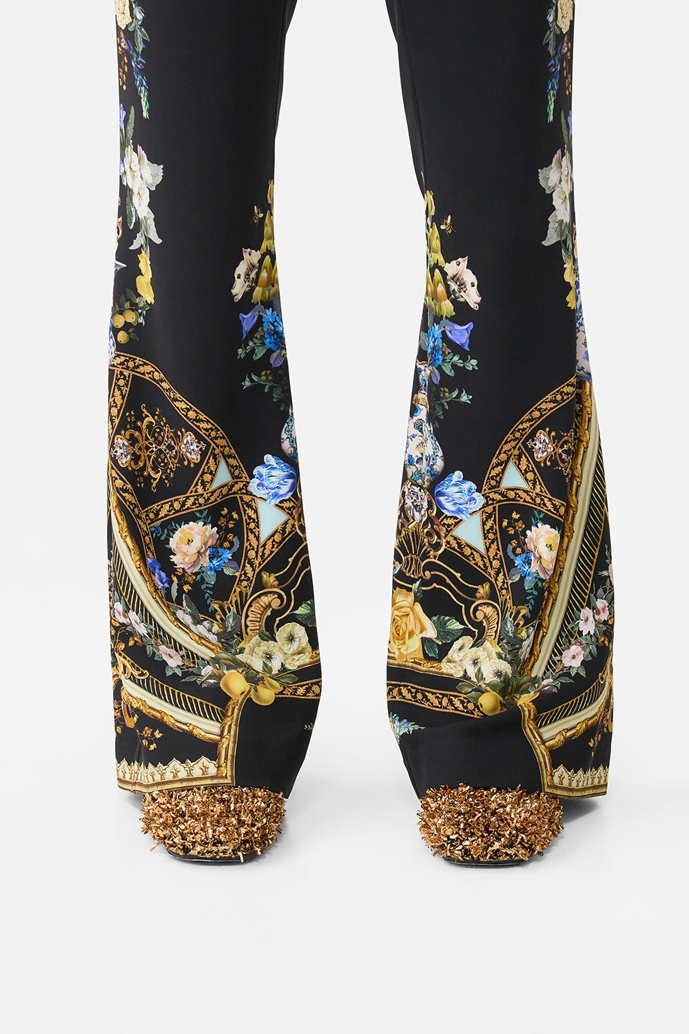 FLARE TROUSER WITH SEAM DETAIL OTTOMAN ELEGANCE