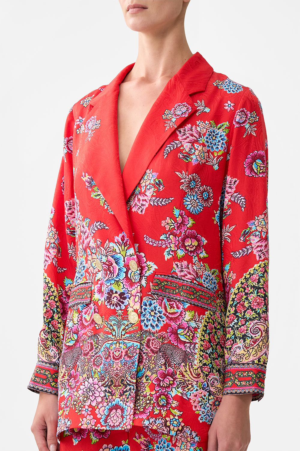 DOUBLE BREASTED SOFT JACKET ARTISANS OF ANATOLIA