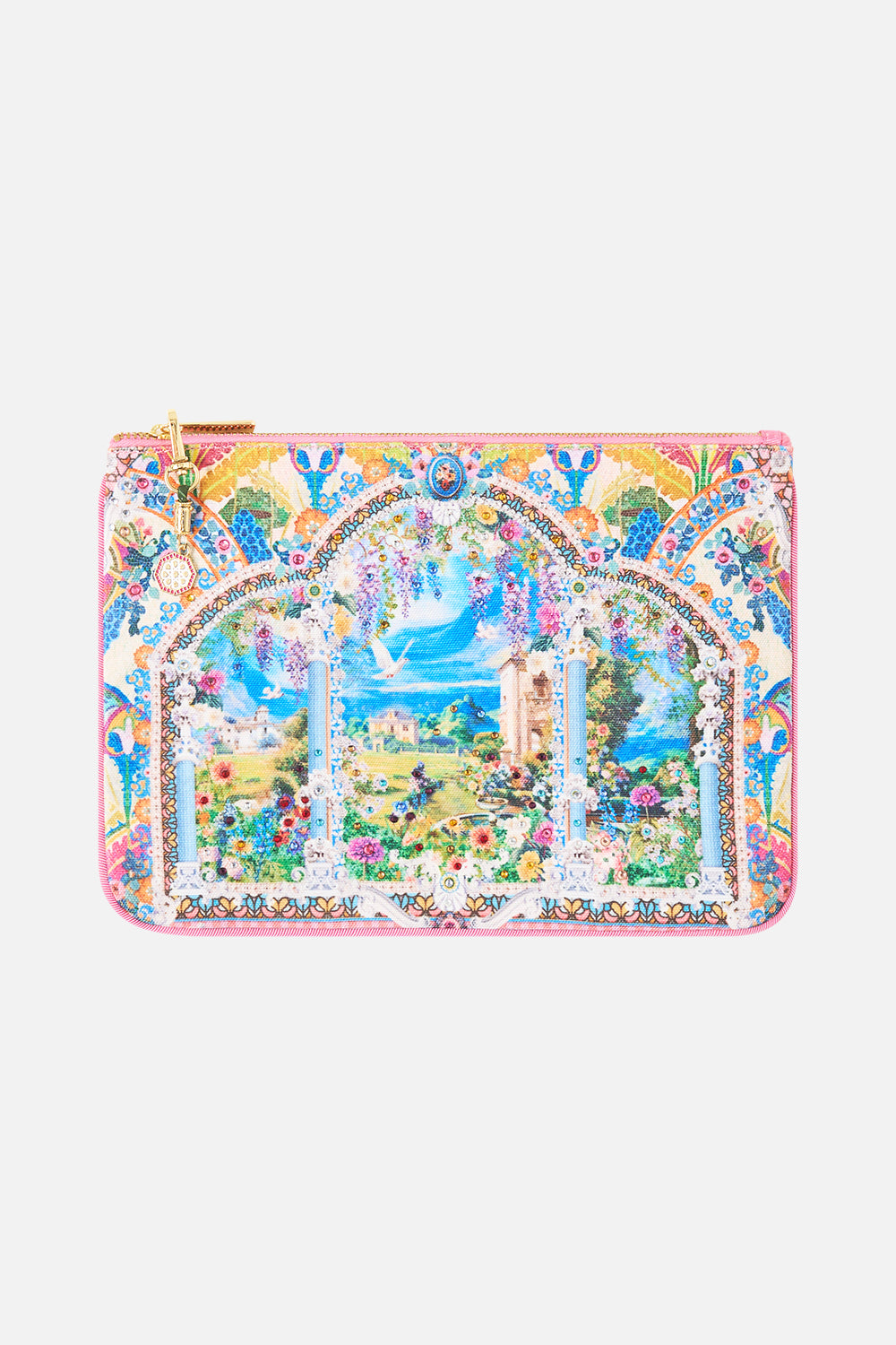 SMALL CANVAS CLUTCH NAVÀS NOUVEAU