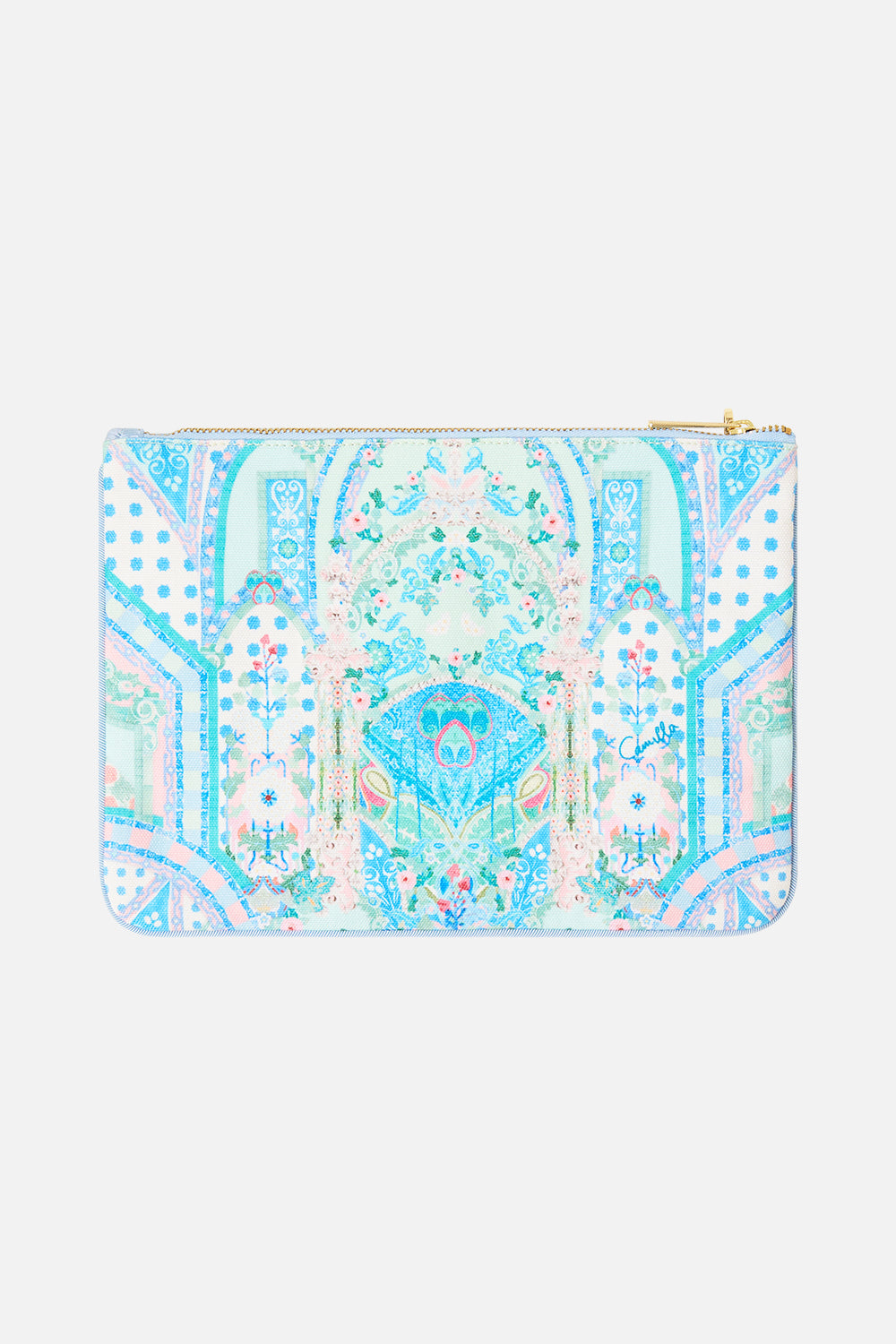 SMALL CANVAS CLUTCH MIDSUMMER MOSAICS