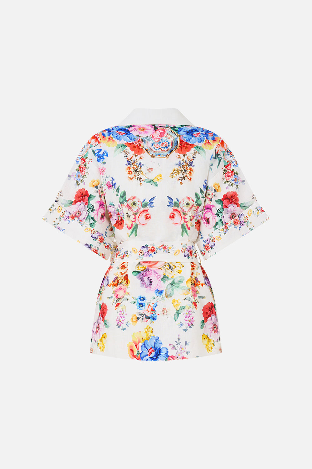 DOUBLE BREASTED SHORT SLEEVE JACKET I LEFT MY HEART IN GRANADA