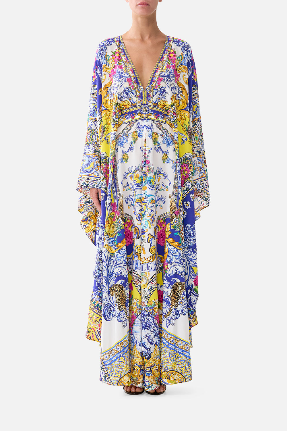 LONG KAFTAN WITH WAIST DETAIL ESPAÑA NIRVANA