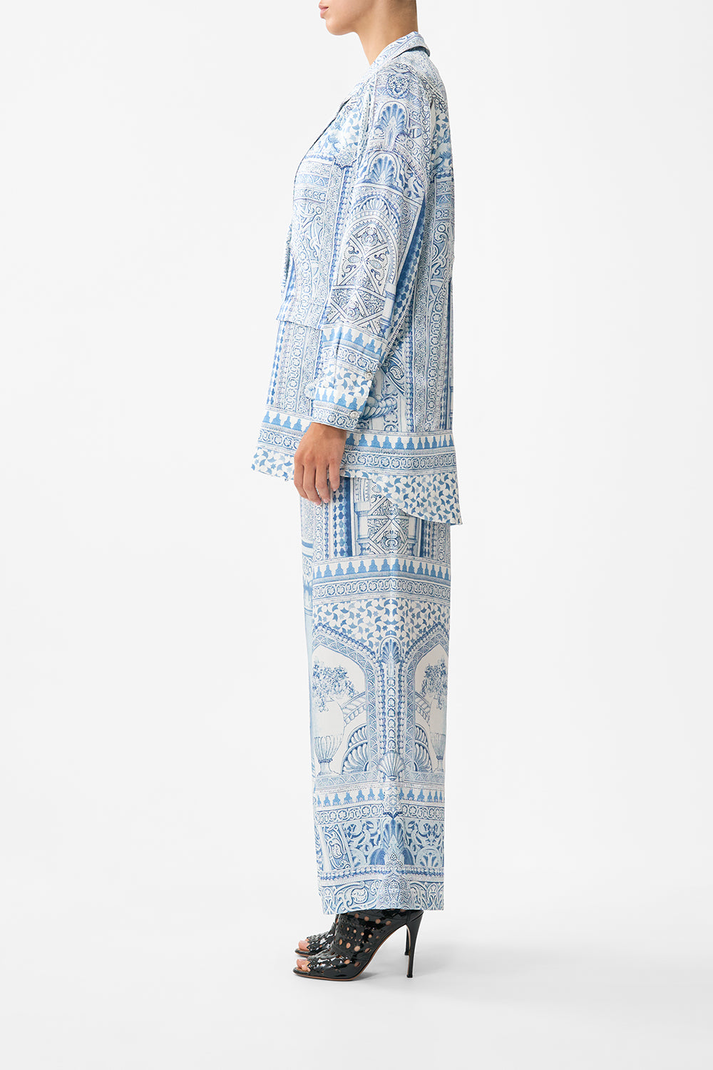 DOUBLE BREASTED SOFT JACKET THE HUM OF THE ALHAMBRA