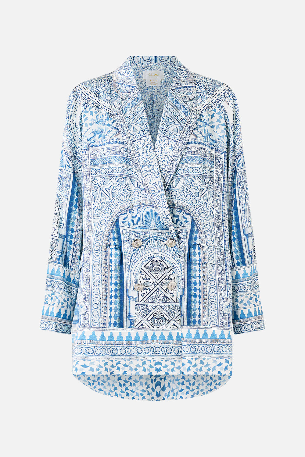 DOUBLE BREASTED SOFT JACKET THE HUM OF THE ALHAMBRA