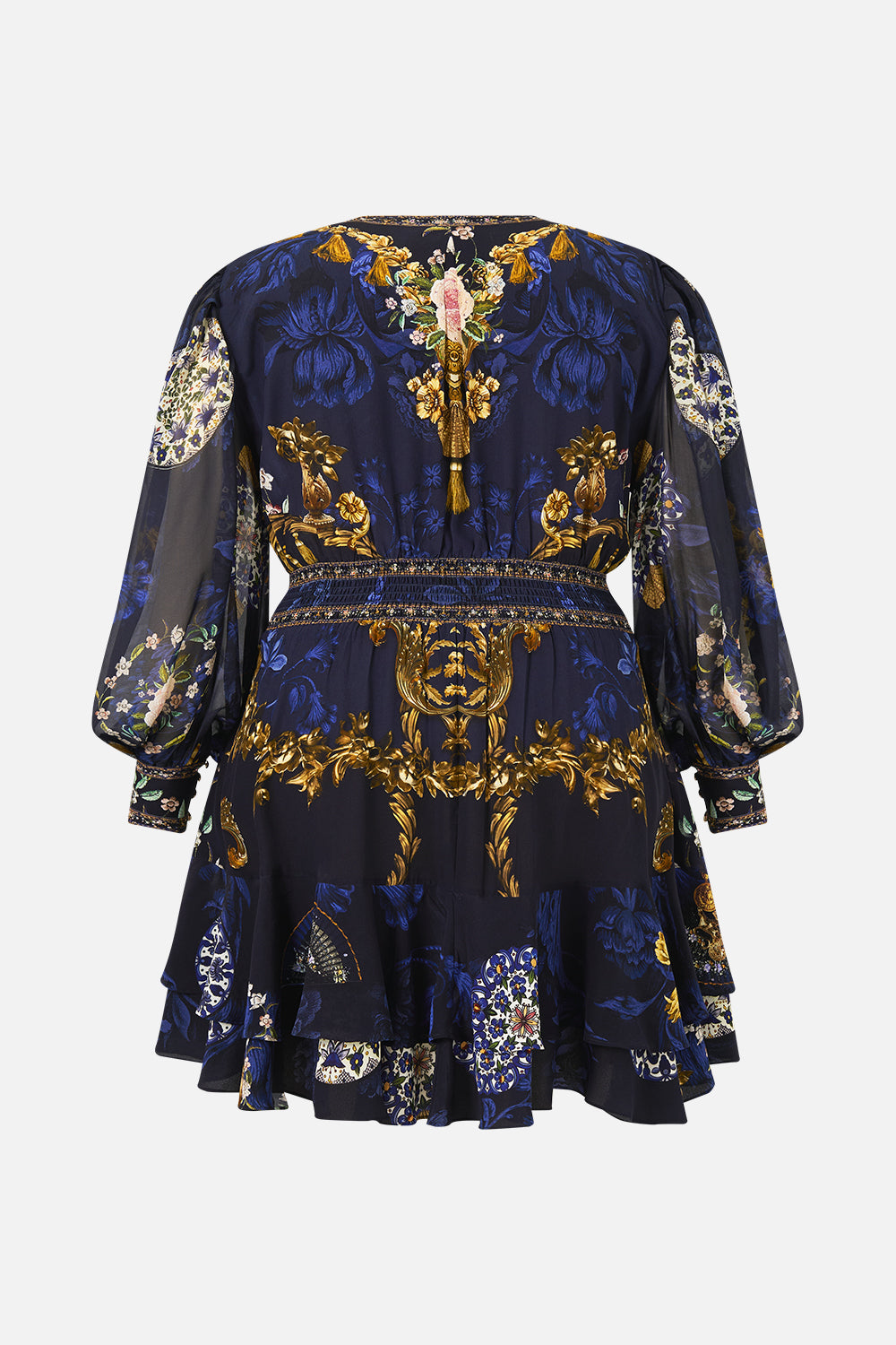 BUTTON FRONT FRILL DRESS NOTES FROM THE BLUE ROOM
