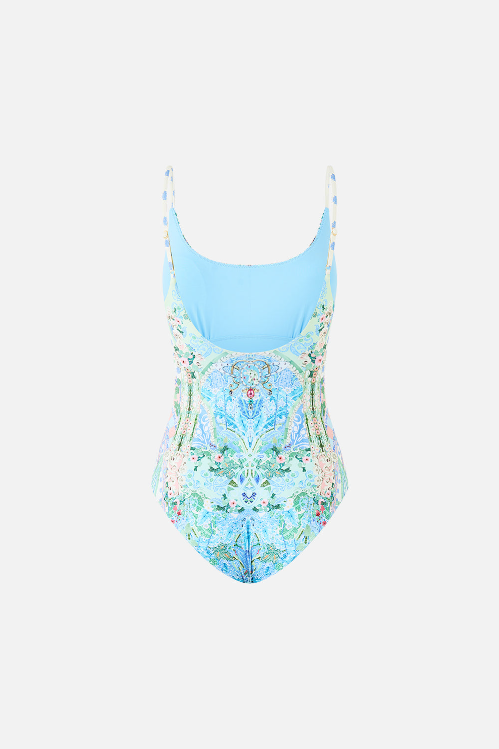 SCOOP NECK ONE PIECE WITH SCOOP BACK MIDSUMMER MOSAICS