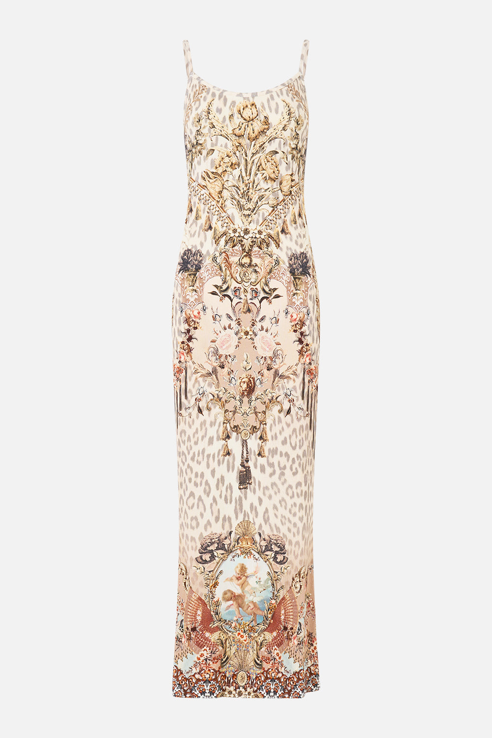 JERSEY STRAPPY DRESS ARANJUEZ ANIMALIA