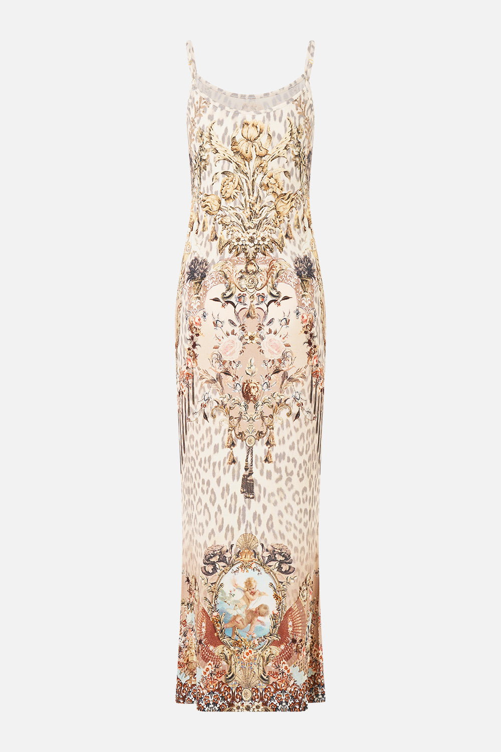 JERSEY STRAPPY DRESS ARANJUEZ ANIMALIA