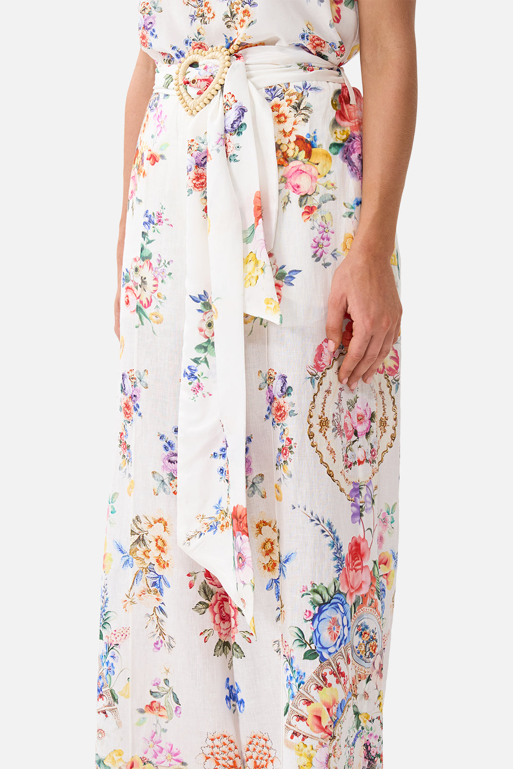 SCARF BELT WIDE LEG PANT I LEFT MY HEART IN GRANADA