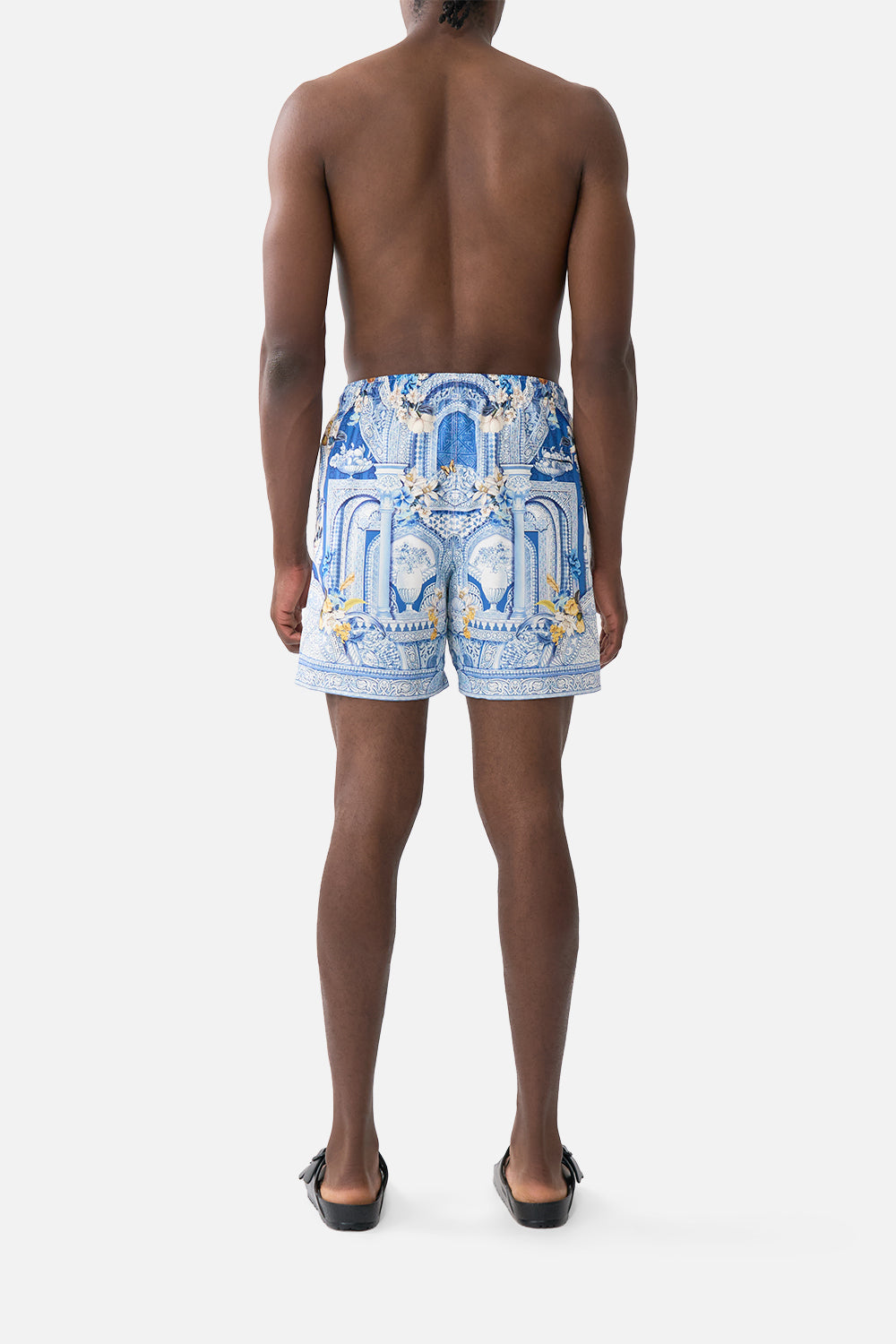 MID LENGTH BOARDSHORT WITH ELASTIC WAIST DE NADA GRANADA