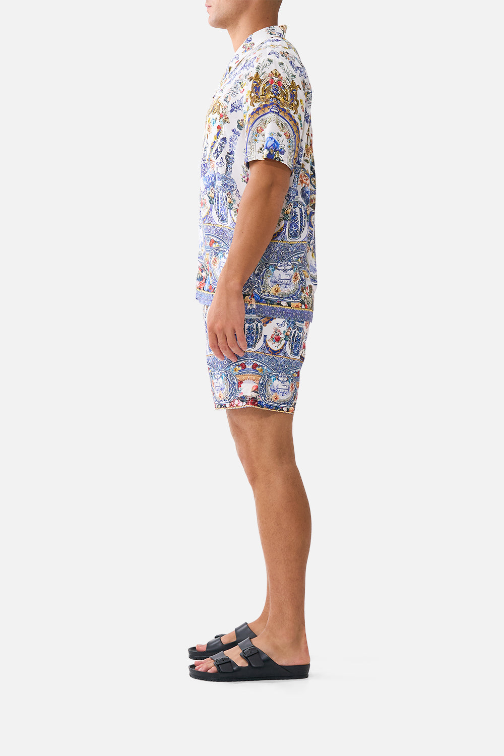 SHORT SLEEVE CAMP COLLARED SHIRT THE POTTERY PARLOUR