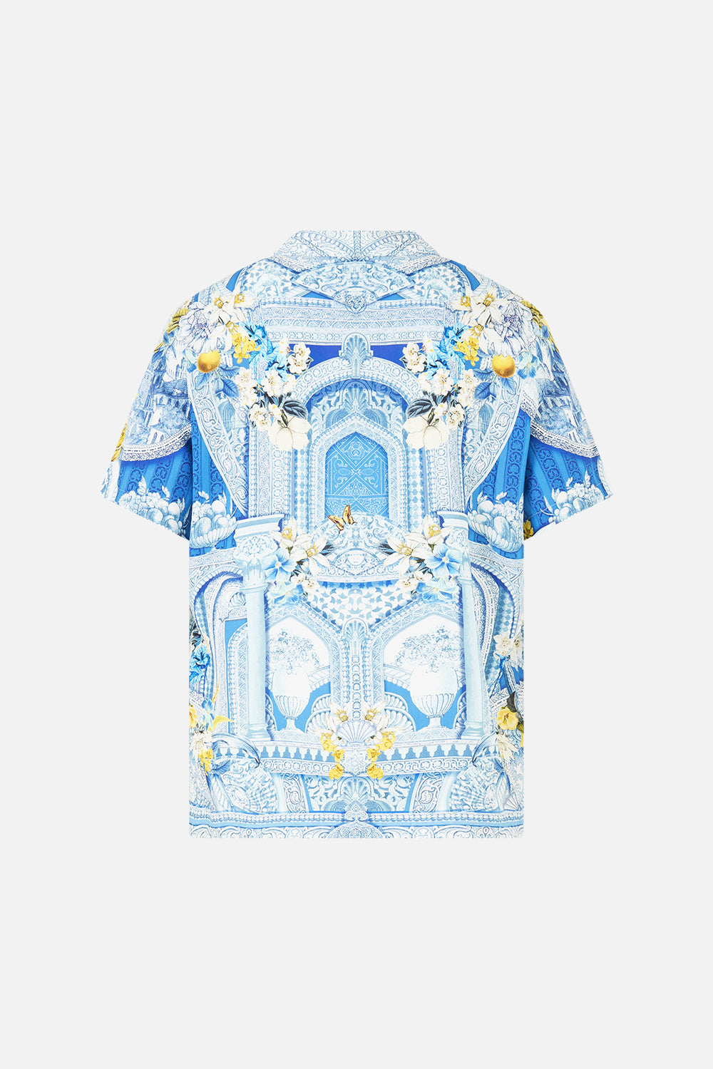 SHORT SLEEVE CAMP COLLARED SHIRT DE NADA GRANADA