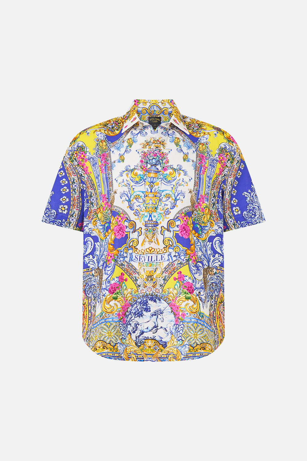 SHORT SLEEVE OVERSIZED SHIRT ESPAÑA NIRVANA