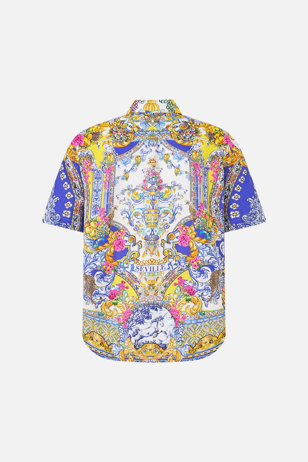 SHORT SLEEVE OVERSIZED SHIRT ESPAÑA NIRVANA