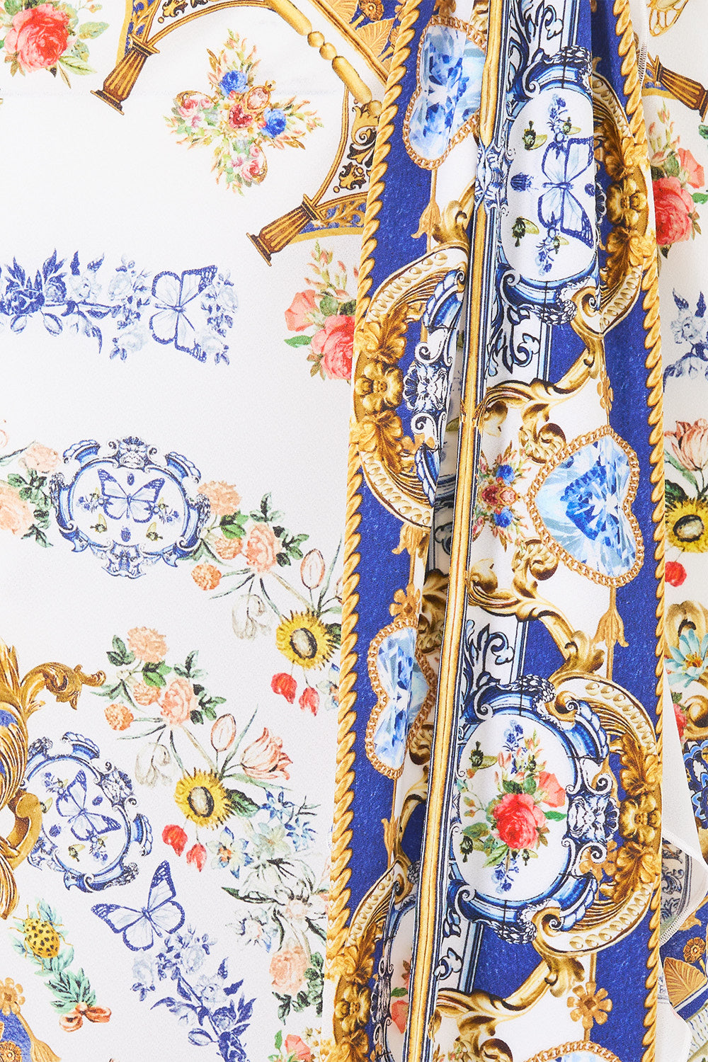 LONG SARONG WITH TIE WAIST AND FRILL EDGE THE POTTERY PARLOUR