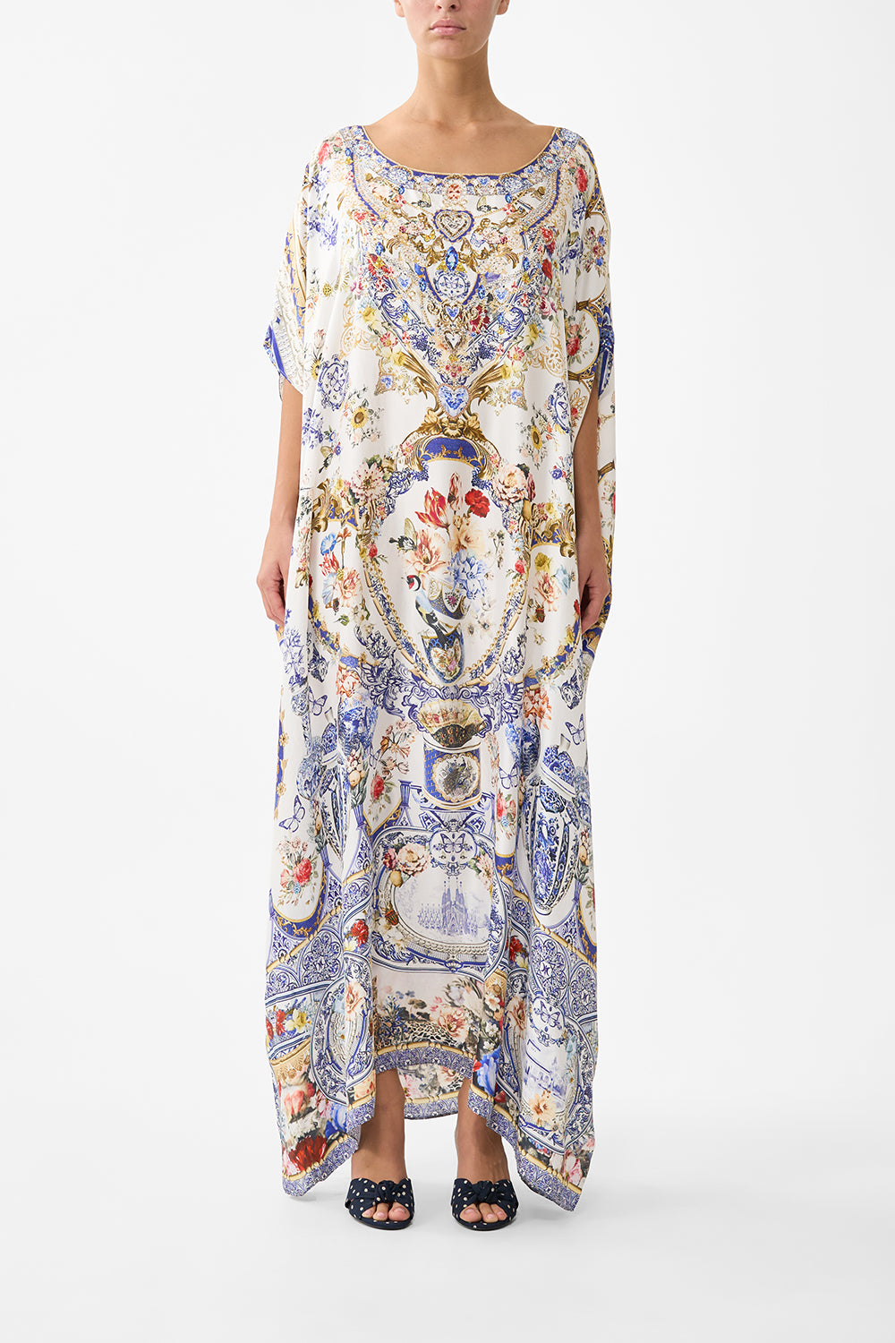 ROUND NECK KAFTAN THE POTTERY PARLOUR