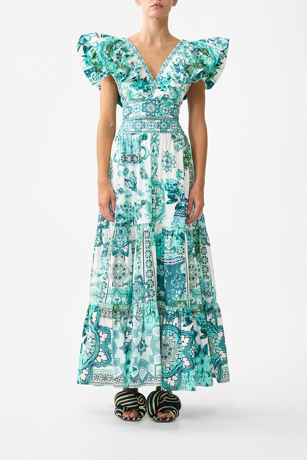 HIGH WAISTED TIERED SKIRT BALEARIC BEBÉ