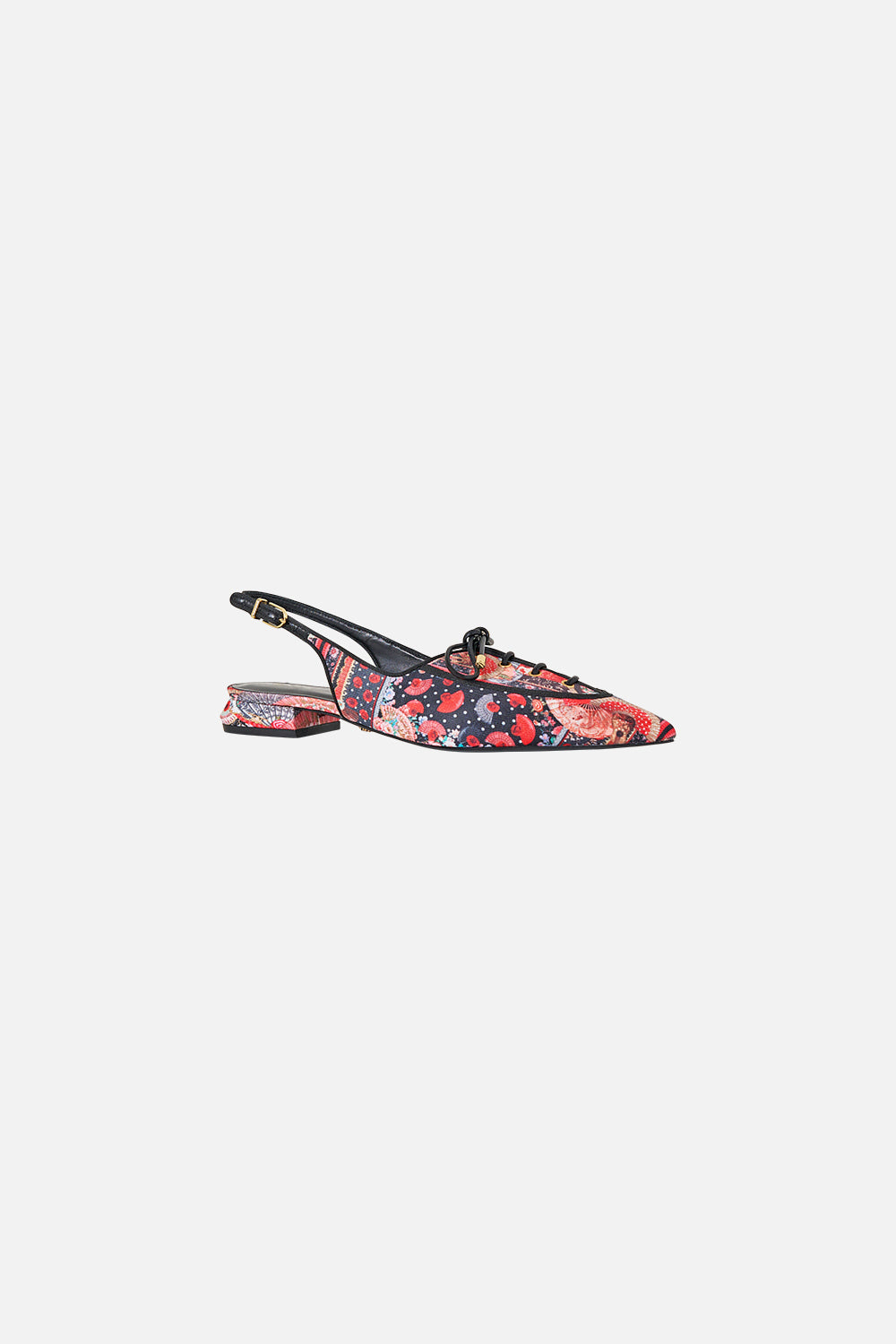 ELENA LACE UP FRONT POINTED SLINGBACK DAUGHTERS OF DUENDE