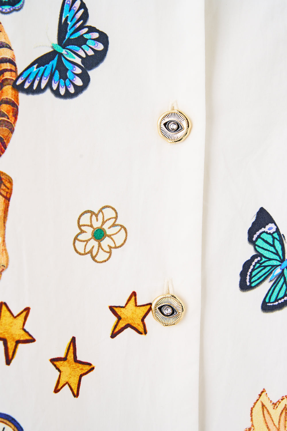 CROPPED CAMP COLLAR BLOUSE KAPADOKYA KITSCH