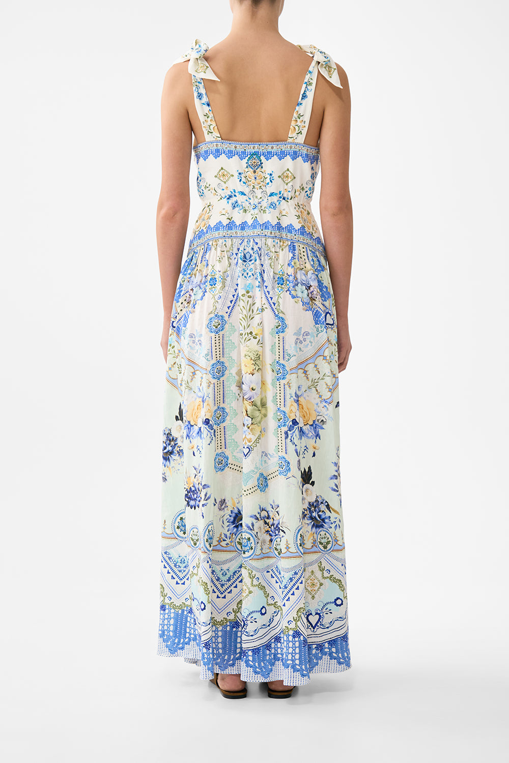 TIE SHOULDER DRESS MY HOMESPUN HEART