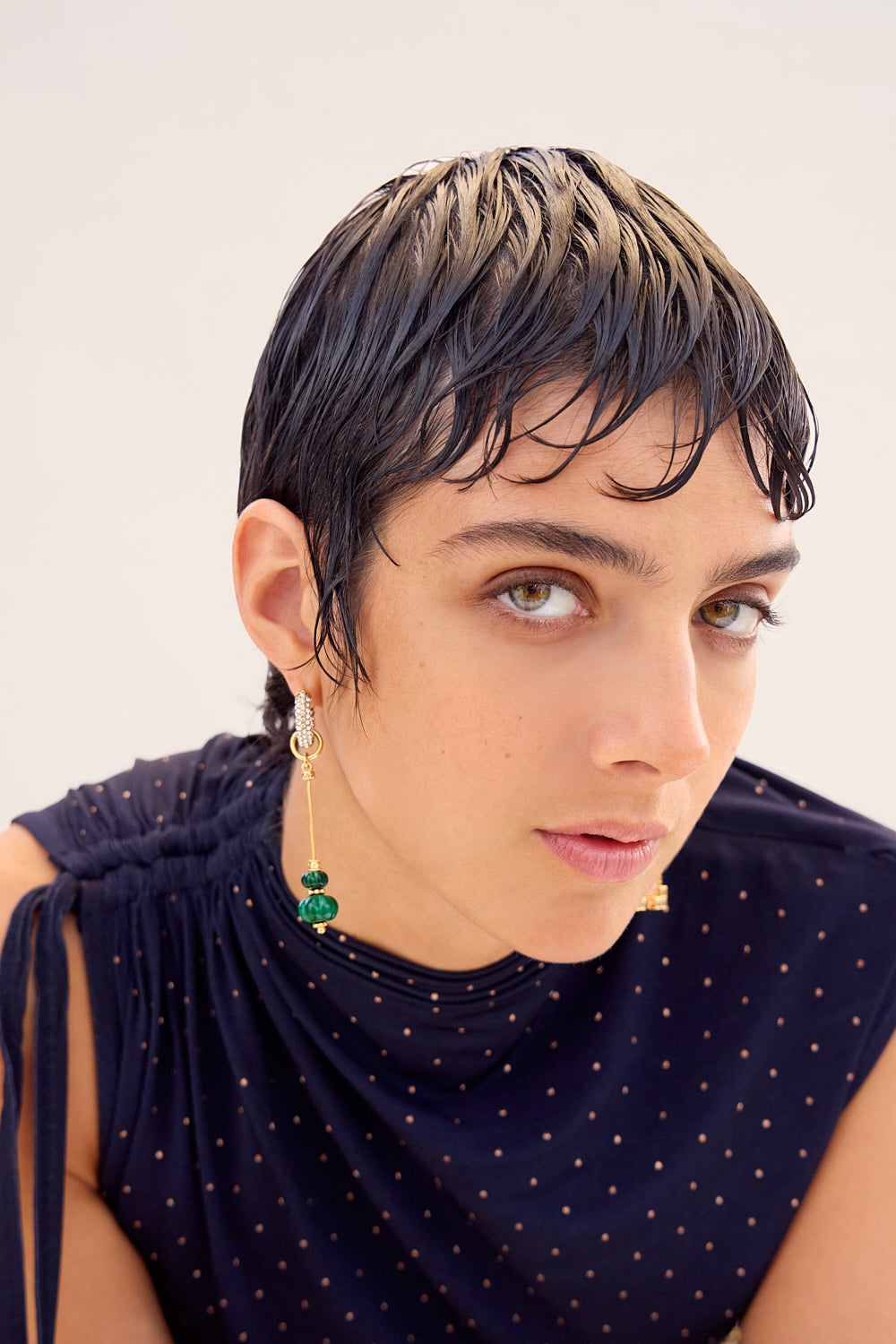 SULTANS, SCRIBES & SHAMANS CHARM EARRINGS GOLD