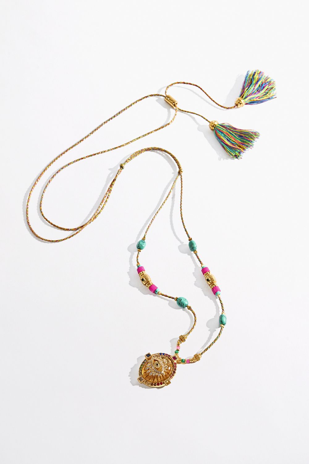 SULTANS, SCRIBES & SHAMANS TASSEL NECKLACE GOLD