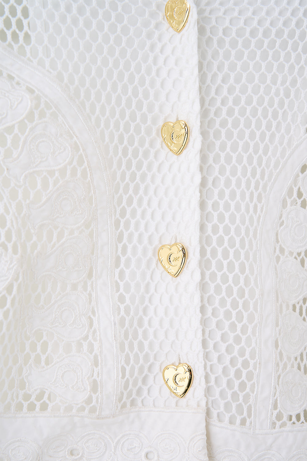 CROPPED COLLAR BLOUSE WITH BUTTON FRONT KAPADOKYA KITSCH