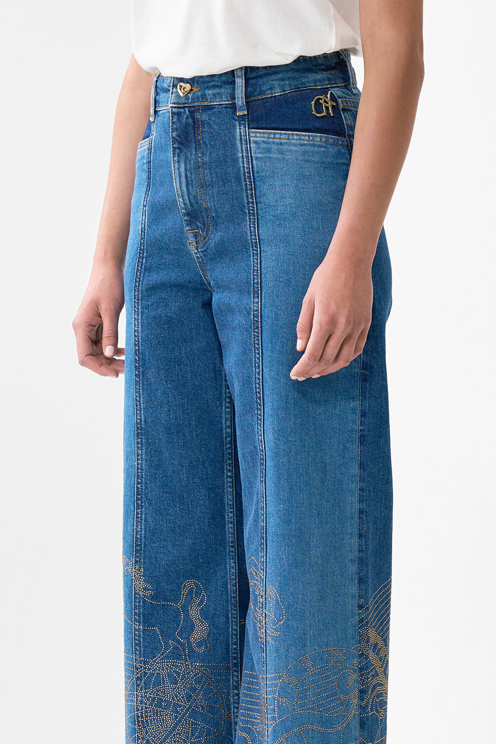 JENNA ZODIAC ZONE HIGH WAISTED FLARE DENIM