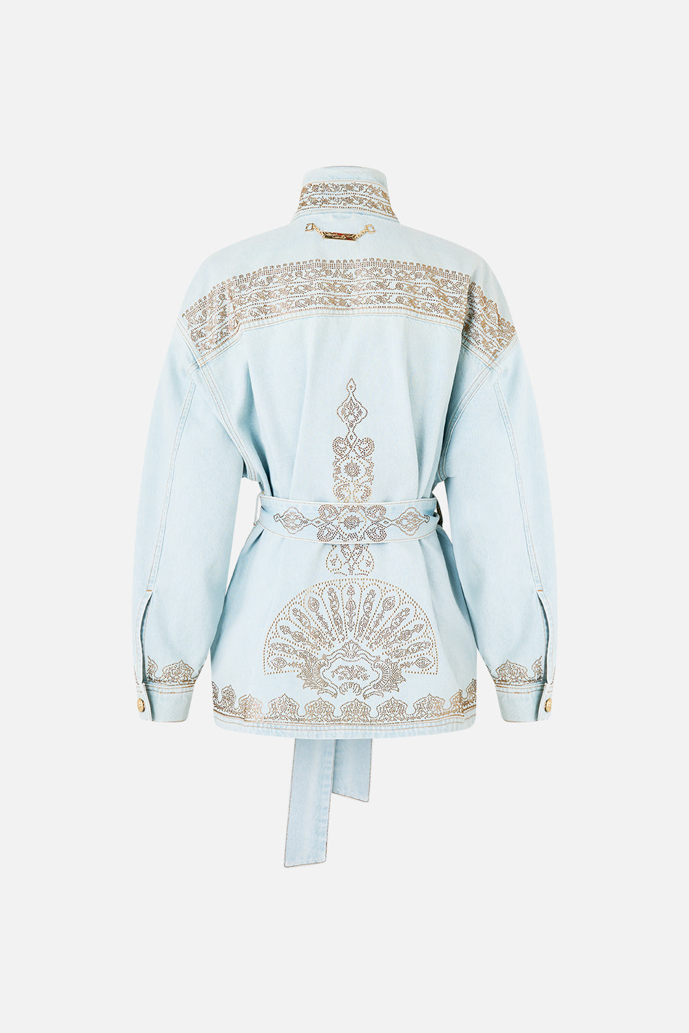 ALIKA ISTANBUL ALCHEMY HIGH NECK JACKET DENIM