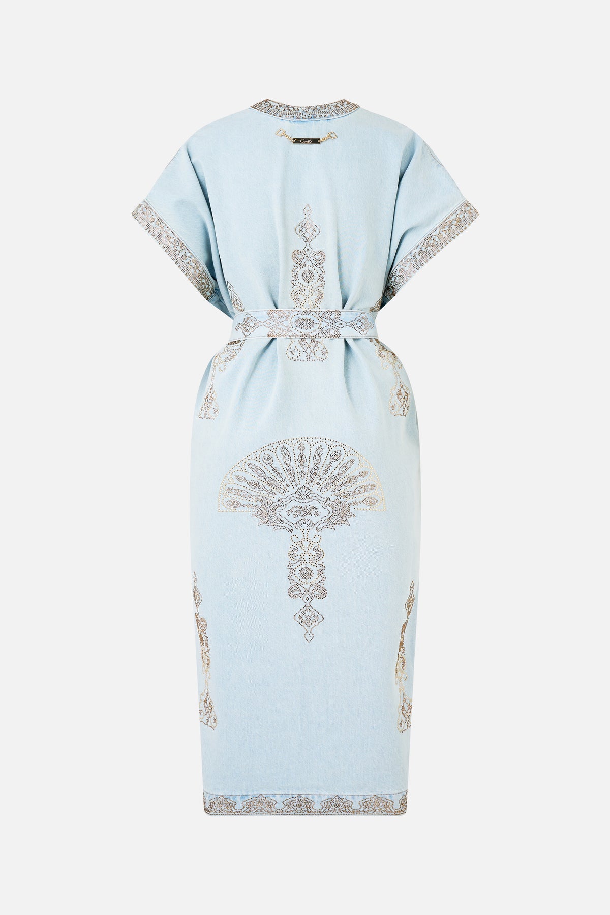 ALIKA ISTANBUL ALCHEMY BELTED KAFTAN DENIM