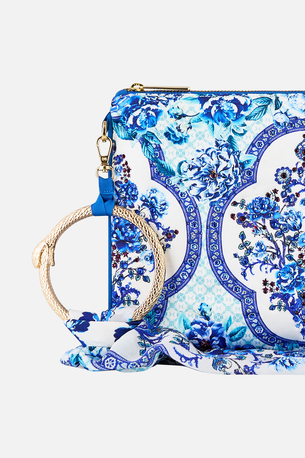 RING SCARF CLUTCH A CERAMIC GARDEN