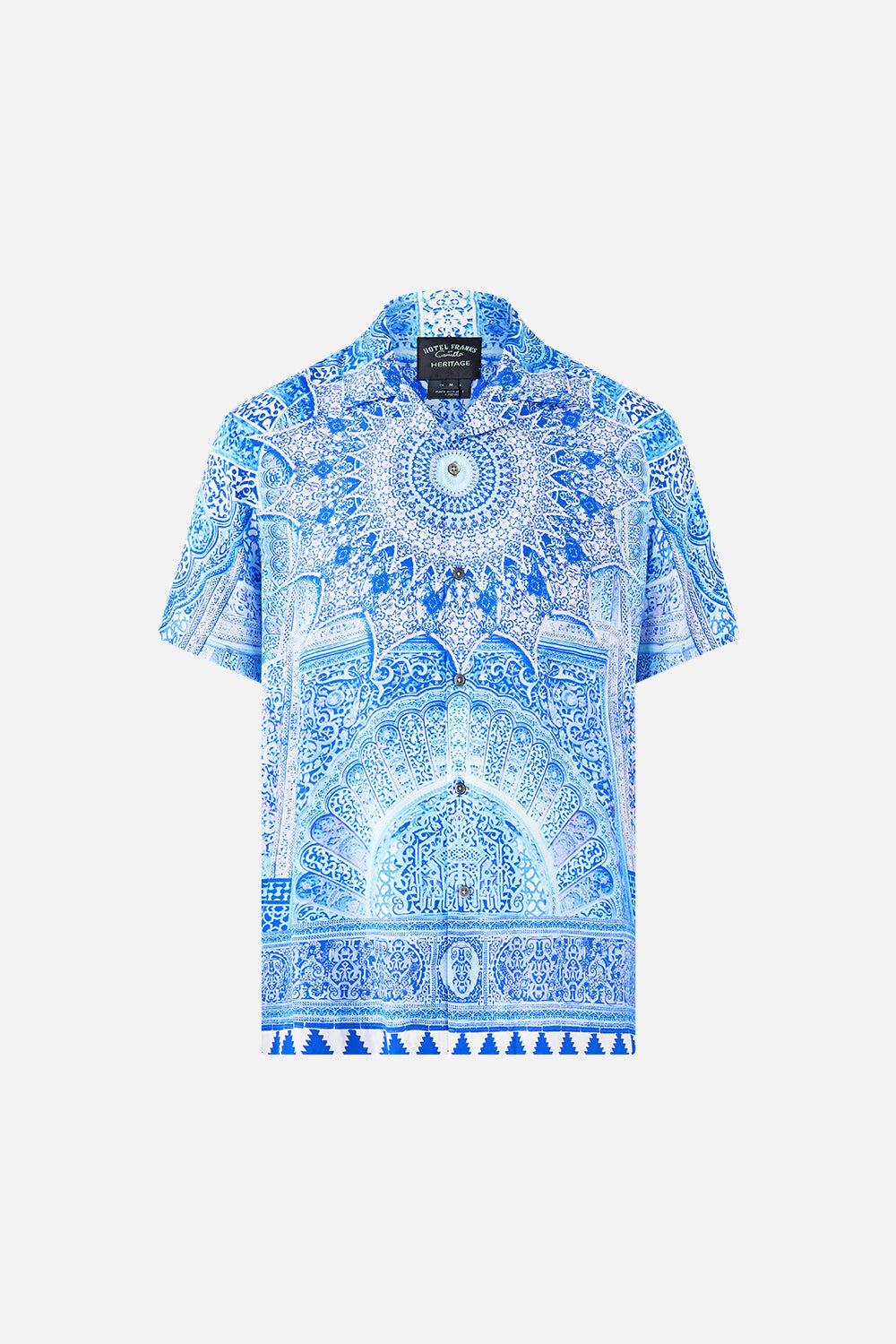 SHORT SLEEVE CAMP COLLARED SHIRT THE BOSPHOROUS