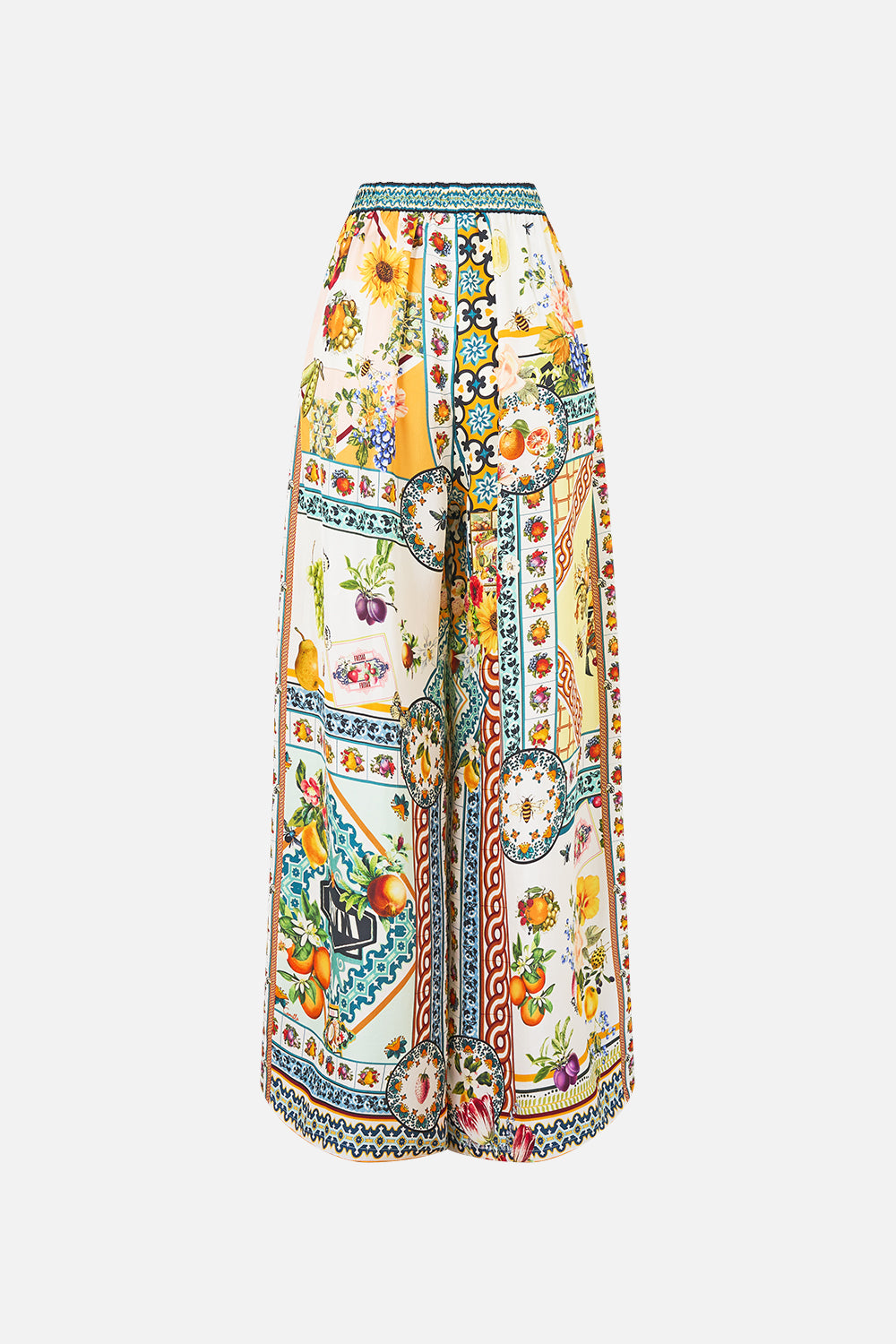 WIDE LEG TROUSER WITH FRONT POCKETS MAGIC OF THE MERCADO