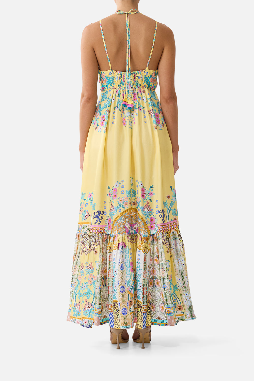TIERED DRESS WITH HARDWARE BARCELONA BEBE