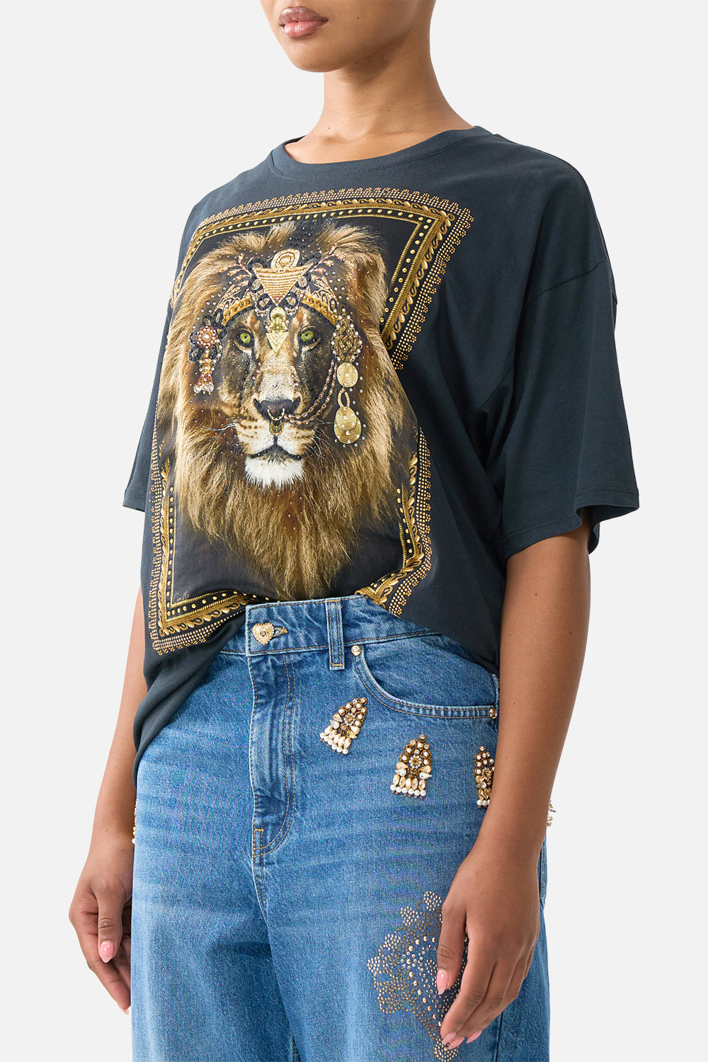 OVERSIZED BAND TEE TAURUS RISING