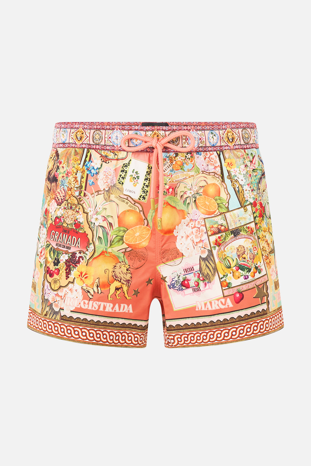 SHORT LENGTH BOARDSHORT WITH ELASTIC WAIST VA VA VINTAGE