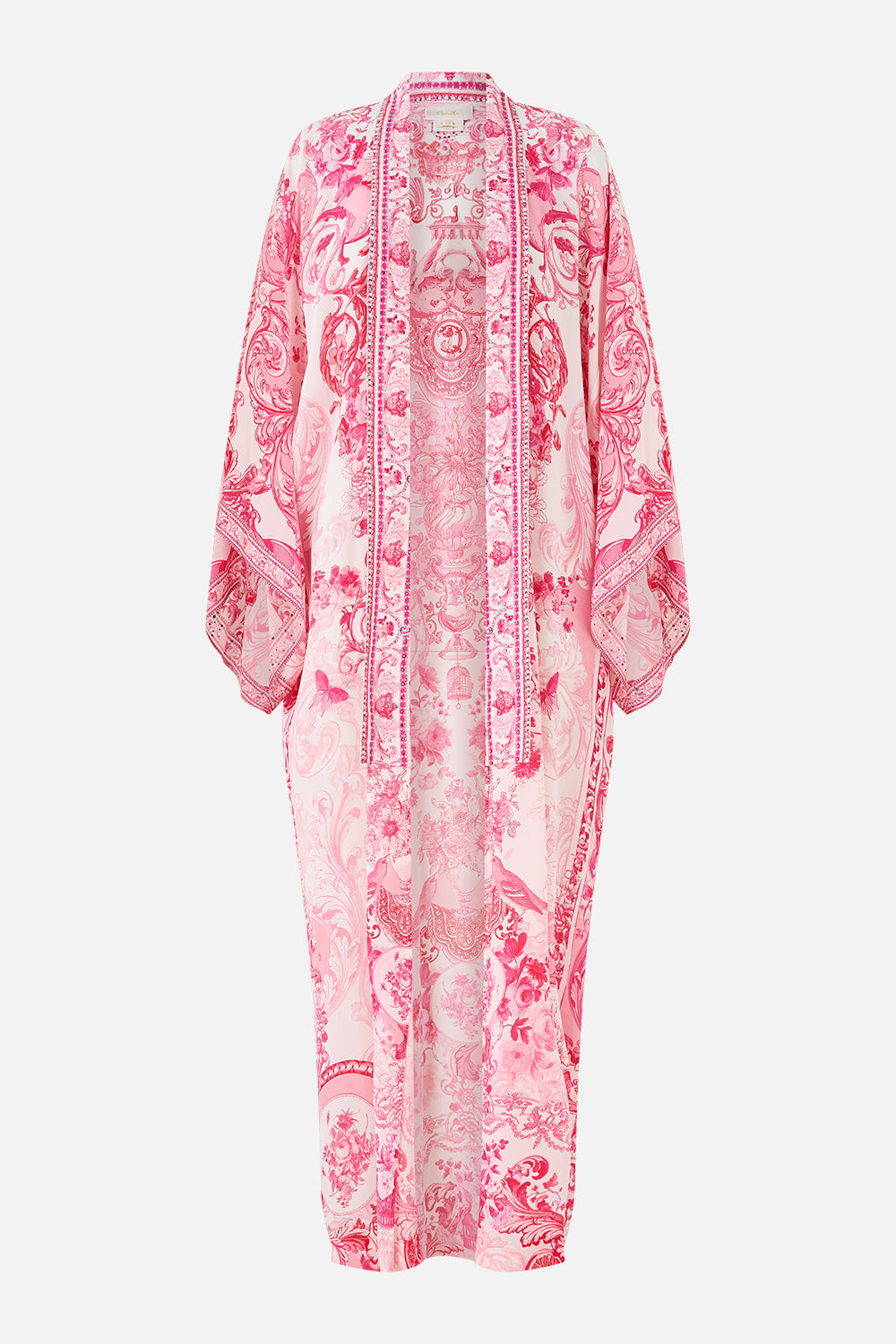 KIMONO LAYER WITH COLLAR LIVIN LA VIDA ROSA