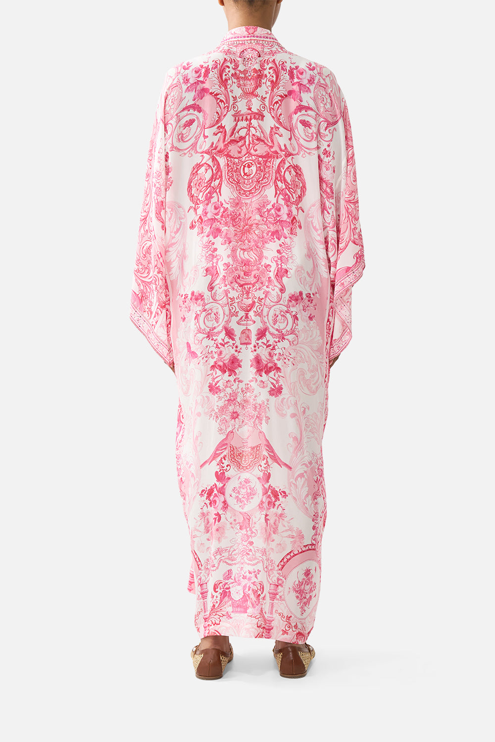 KIMONO LAYER WITH COLLAR LIVIN LA VIDA ROSA