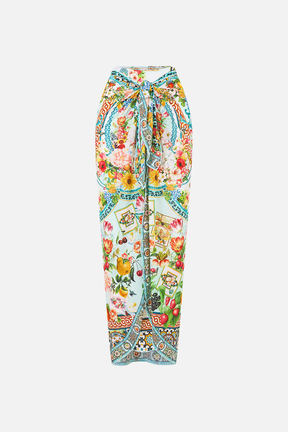 LAYERED LONG SARONG WITH TIE FRONT MAGIC OF THE MERCADO