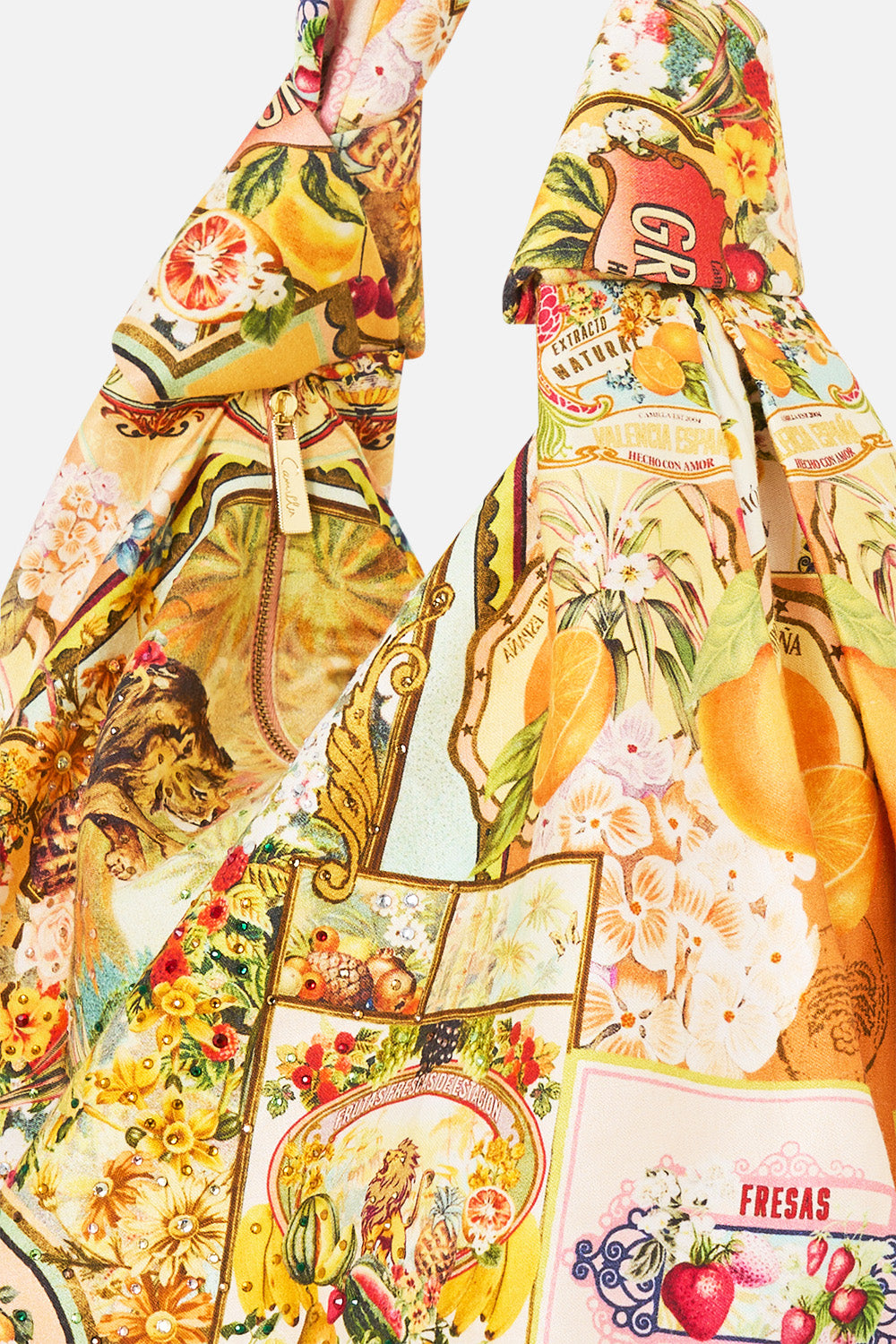 SLOUCH SHOULDER BAG WITH KNOT DETAILS VA VA VINTAGE