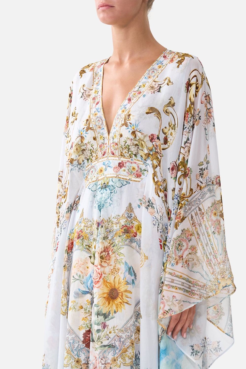 LONG KAFTAN WITH WAIST DETAIL SEVILLE SWEETHEART