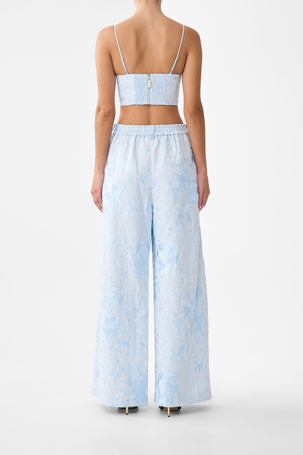 WIDE LEG WAISTED PANT SEVILLE SWEETHEART