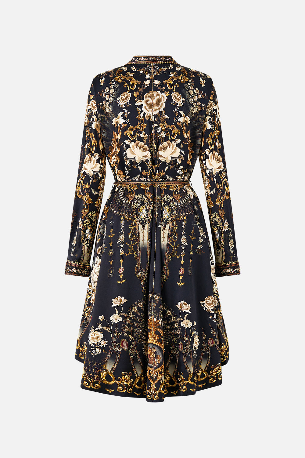 CROPPED SLEEVE LAYER WITH WAIST TIE FLAMENCO FOLKLORE