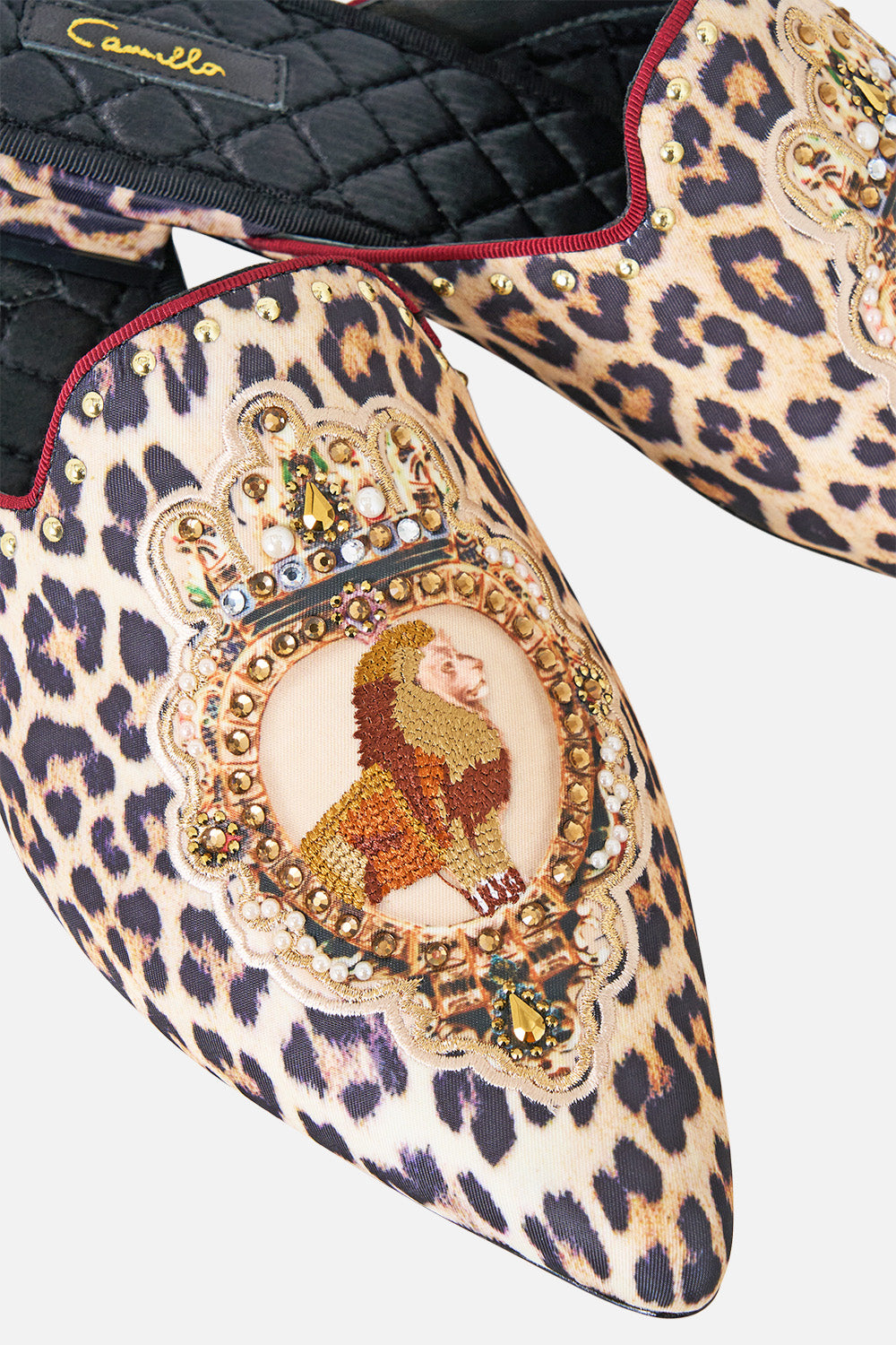 BELLE EMBELLISHED SLIPPER LEOTIGRA LAND