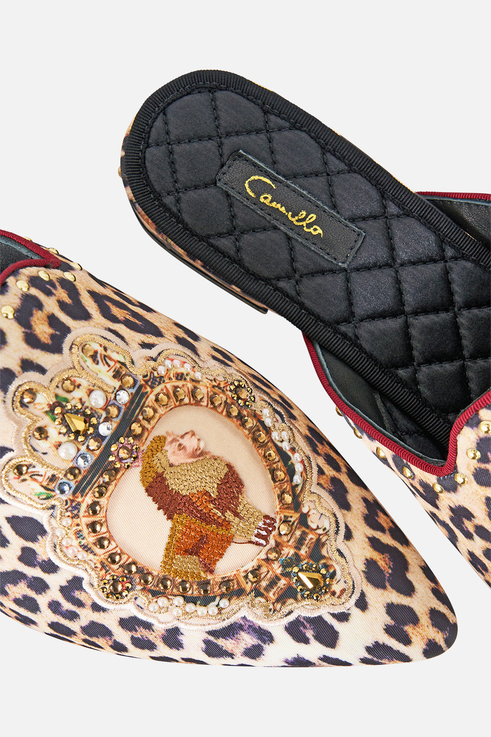BELLE EMBELLISHED SLIPPER LEOTIGRA LAND