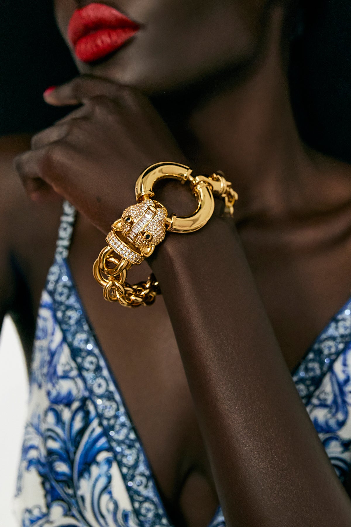 SAVAGE BEAUTY CHAIN BRACELET GOLD