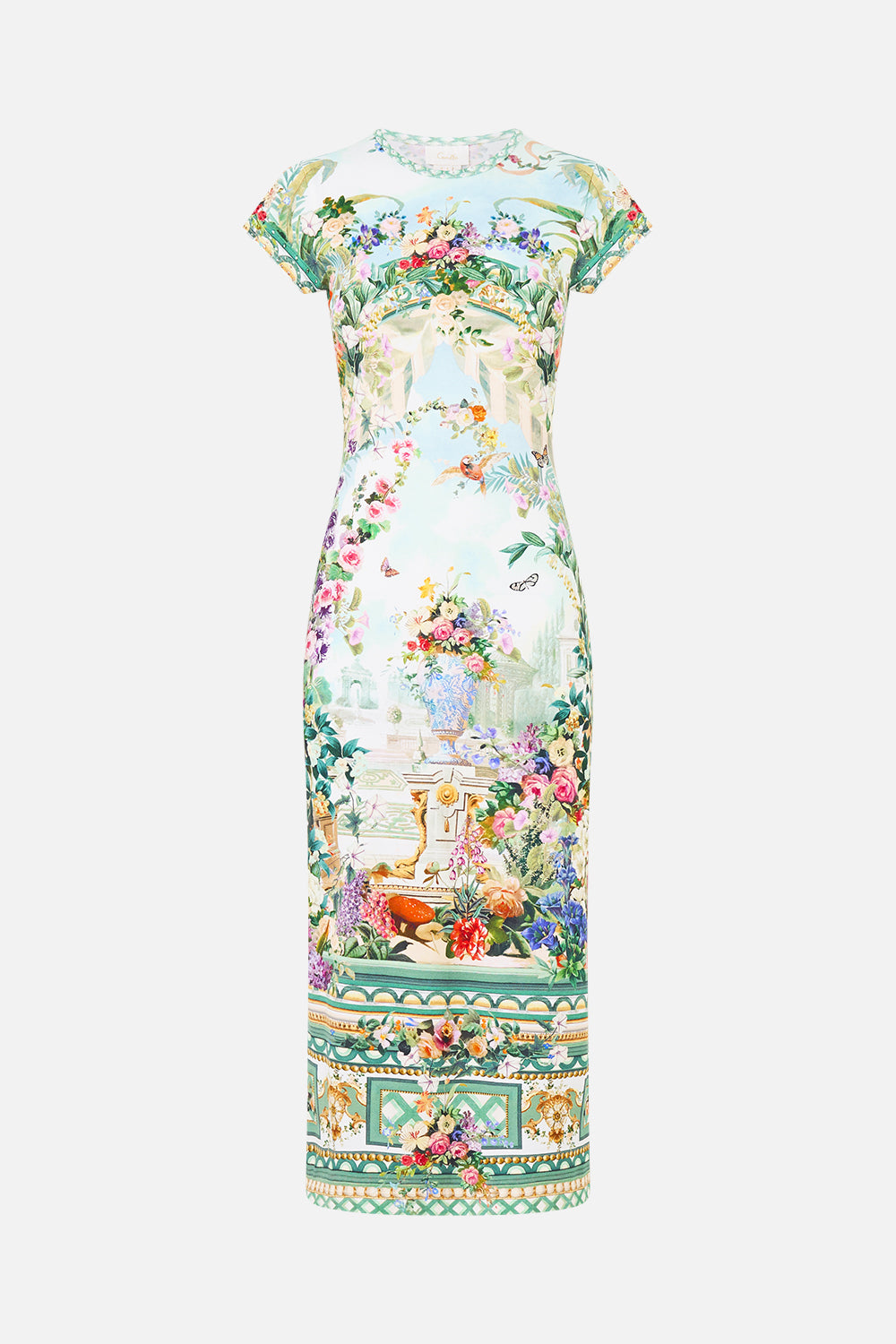 JERSEY TANK DRESS WITH CAP SLEEVES ART FOR THE EMPRESS
