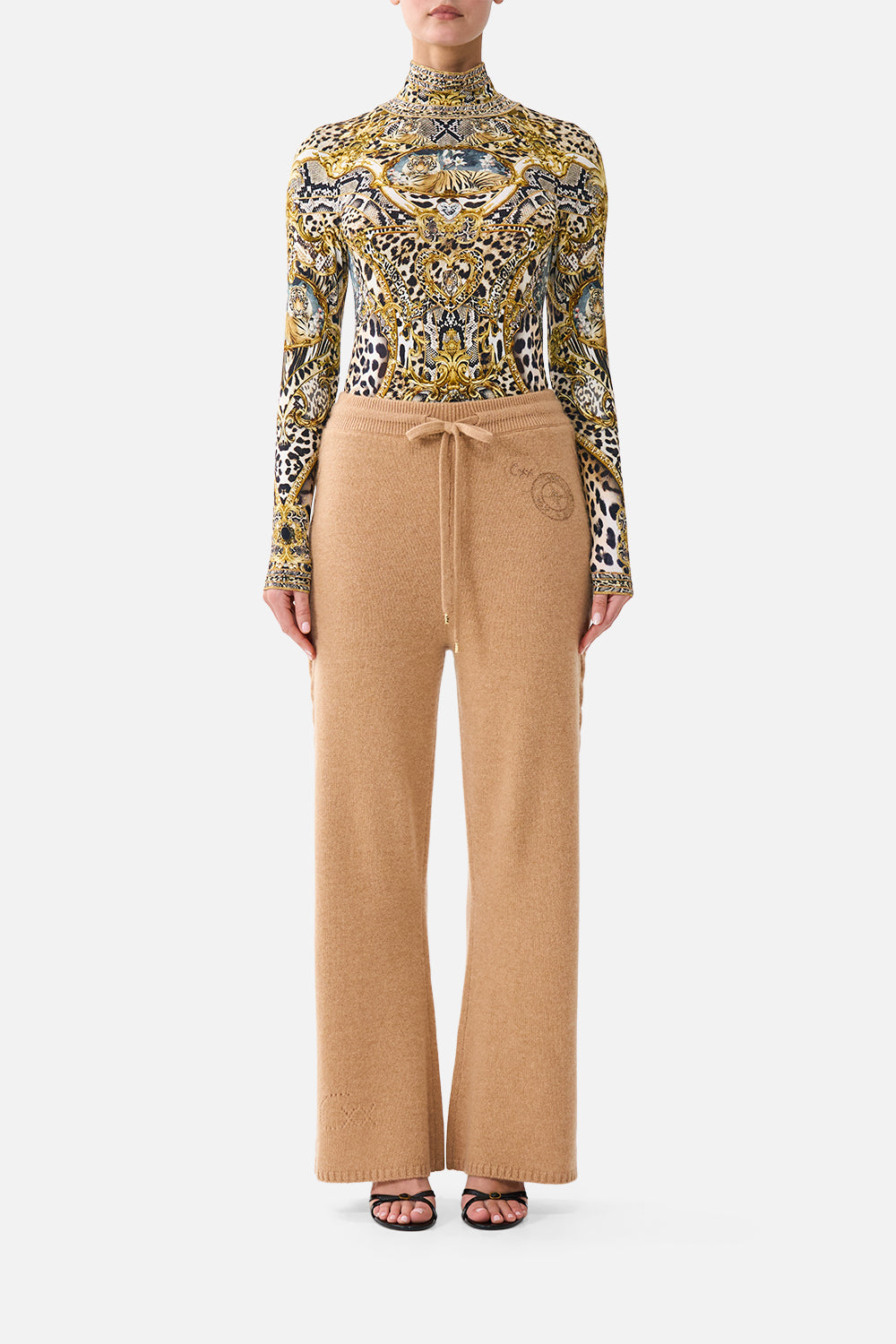 JERSEY TURTLENECK LEOPARD LIBERTINE