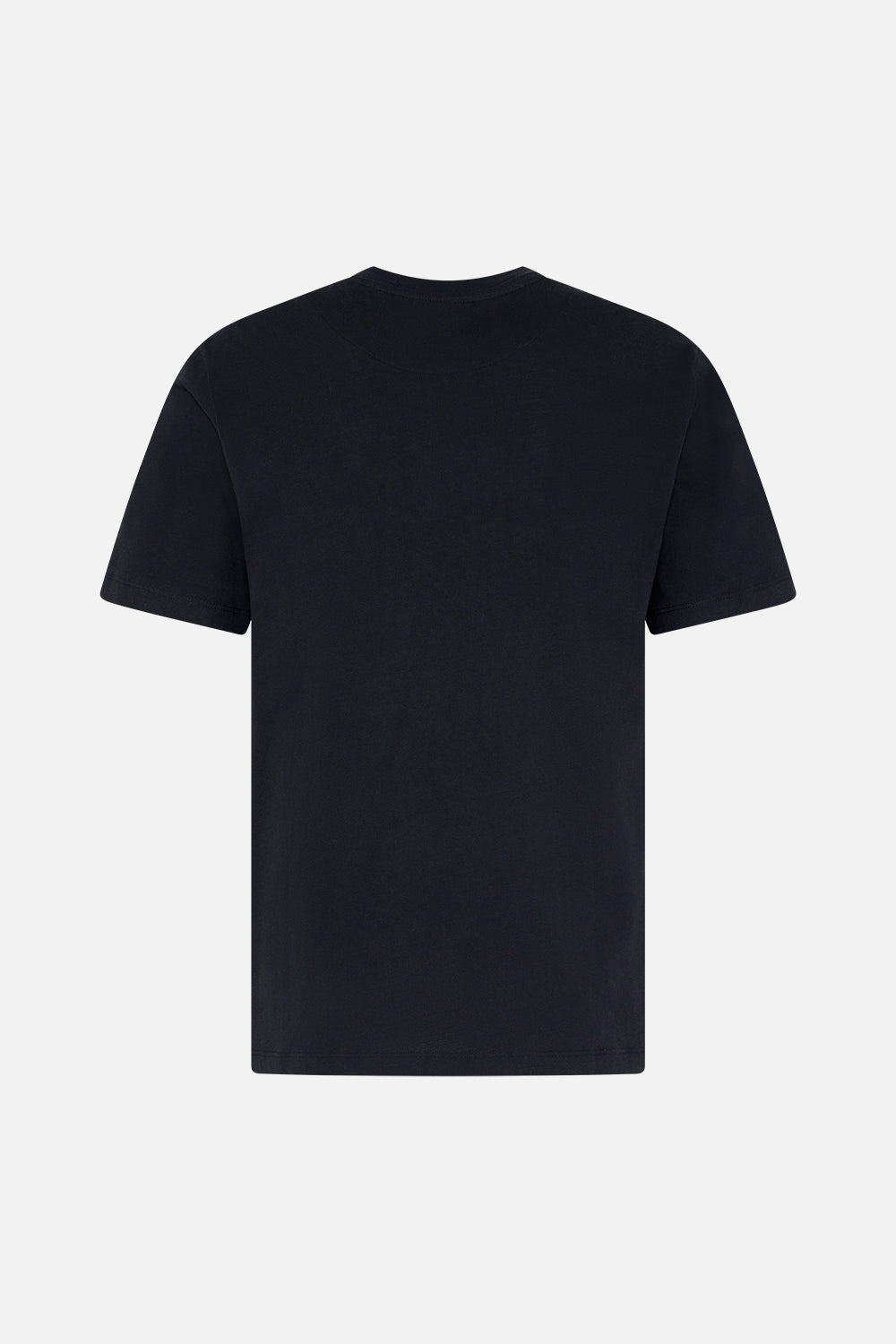 Back product view of Hotel Franks by CAMILLA mens black graphic tee in Jungle Dreaming print