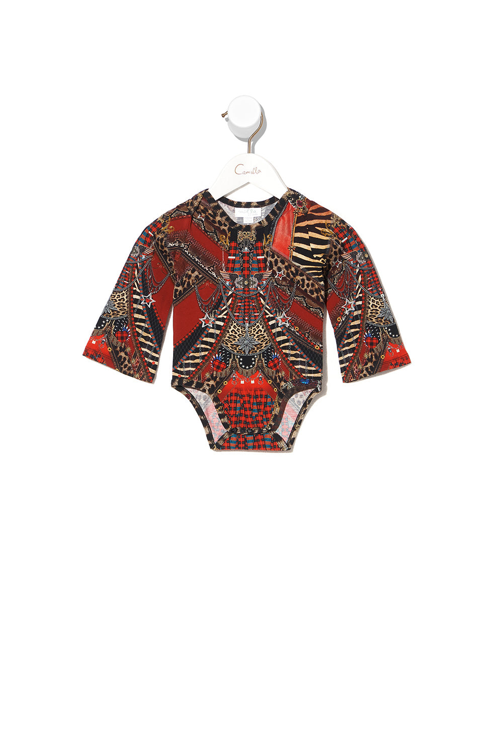 BABIES FLARED SLEEVE ONESIE LONDON CALLING